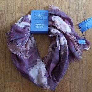 Simply Vera Wang square scarf